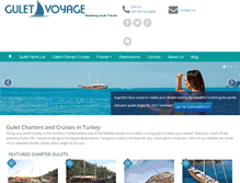 Tablet Screenshot of guletvoyage.com